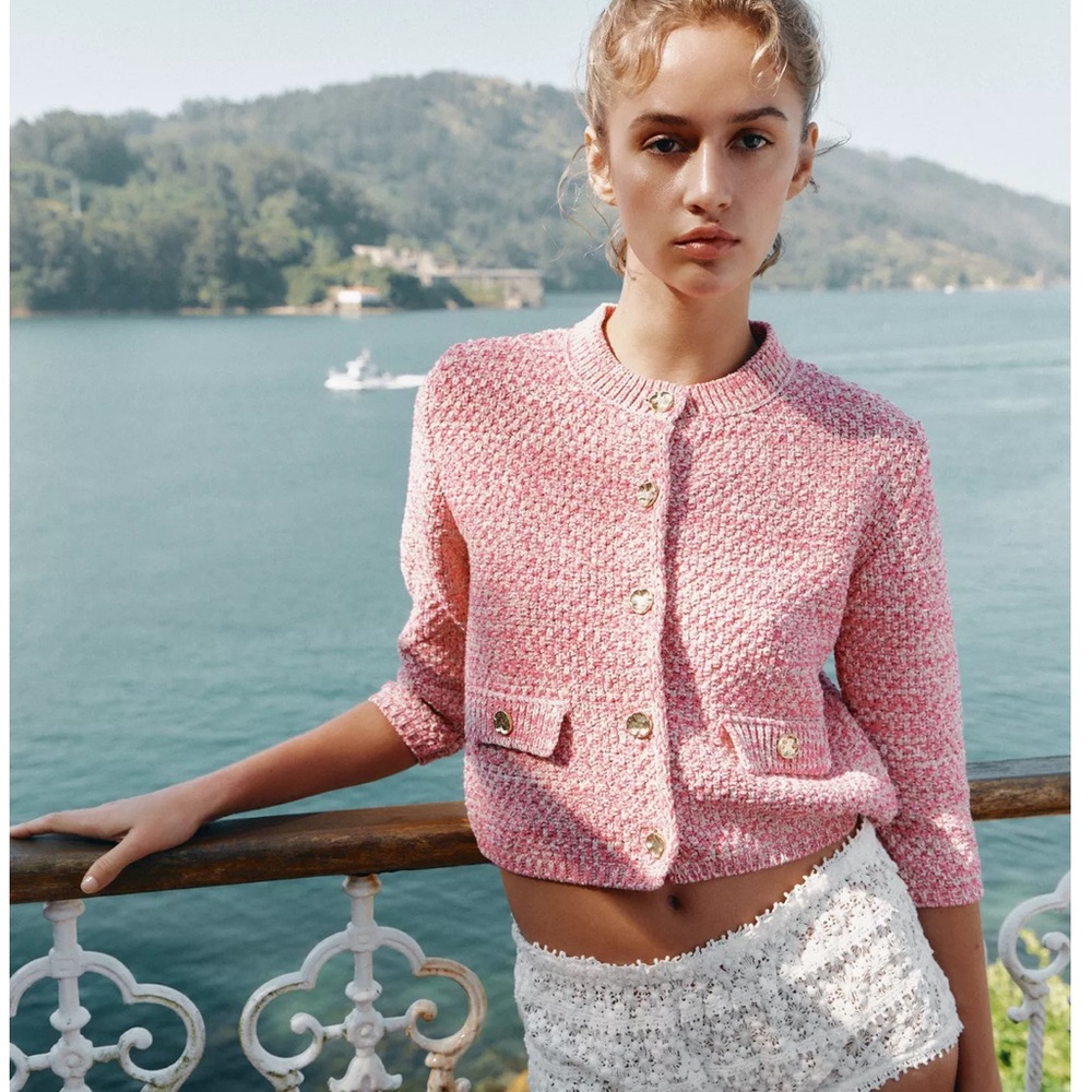 Zara FRENCH SLEEVE CARDIGAN - Picture 2 of 7